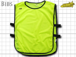 バンド付ビブス　蛍光イエロー